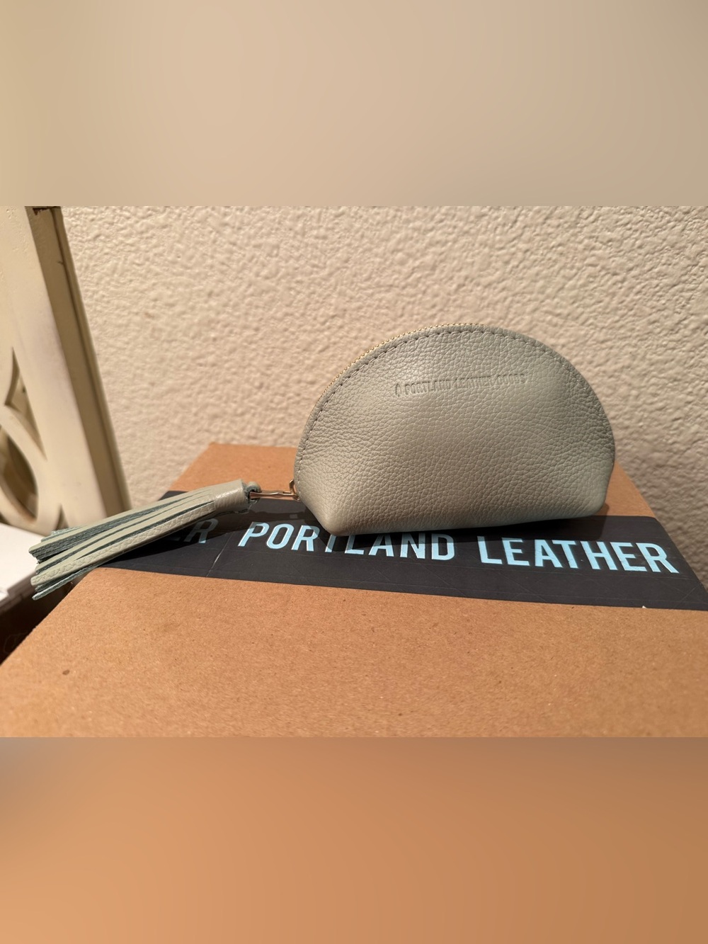 Portland Leather Goods Taco Tassel Pouch Pistachio